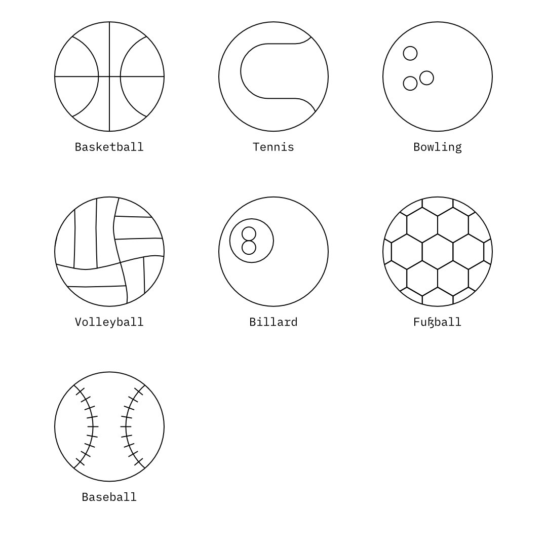 Ballsport – Grafikdesign