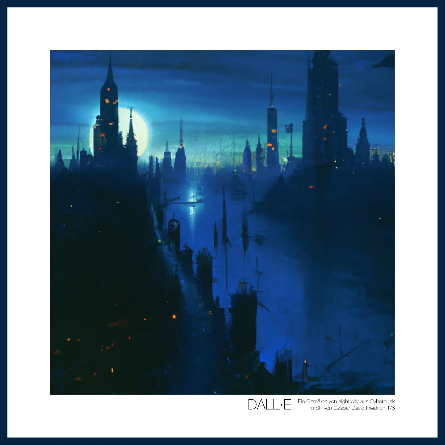 Sommernacht – AI Illustration