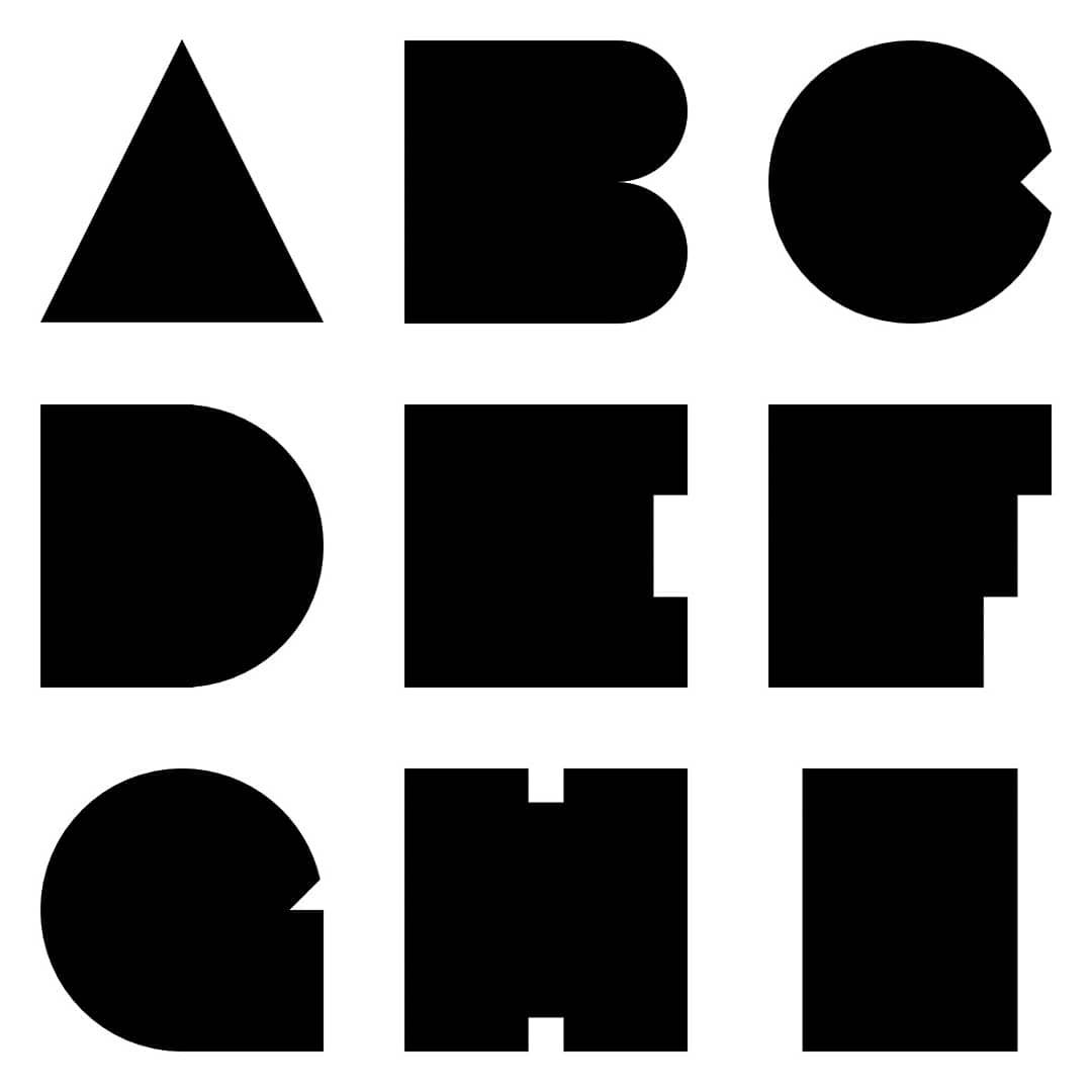 Ultra Black Alphabet